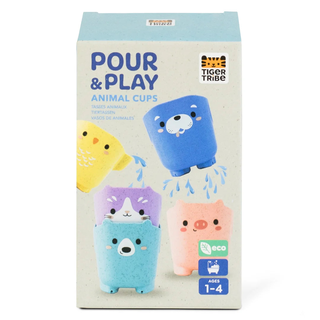 Bath Toy - Animal Cups