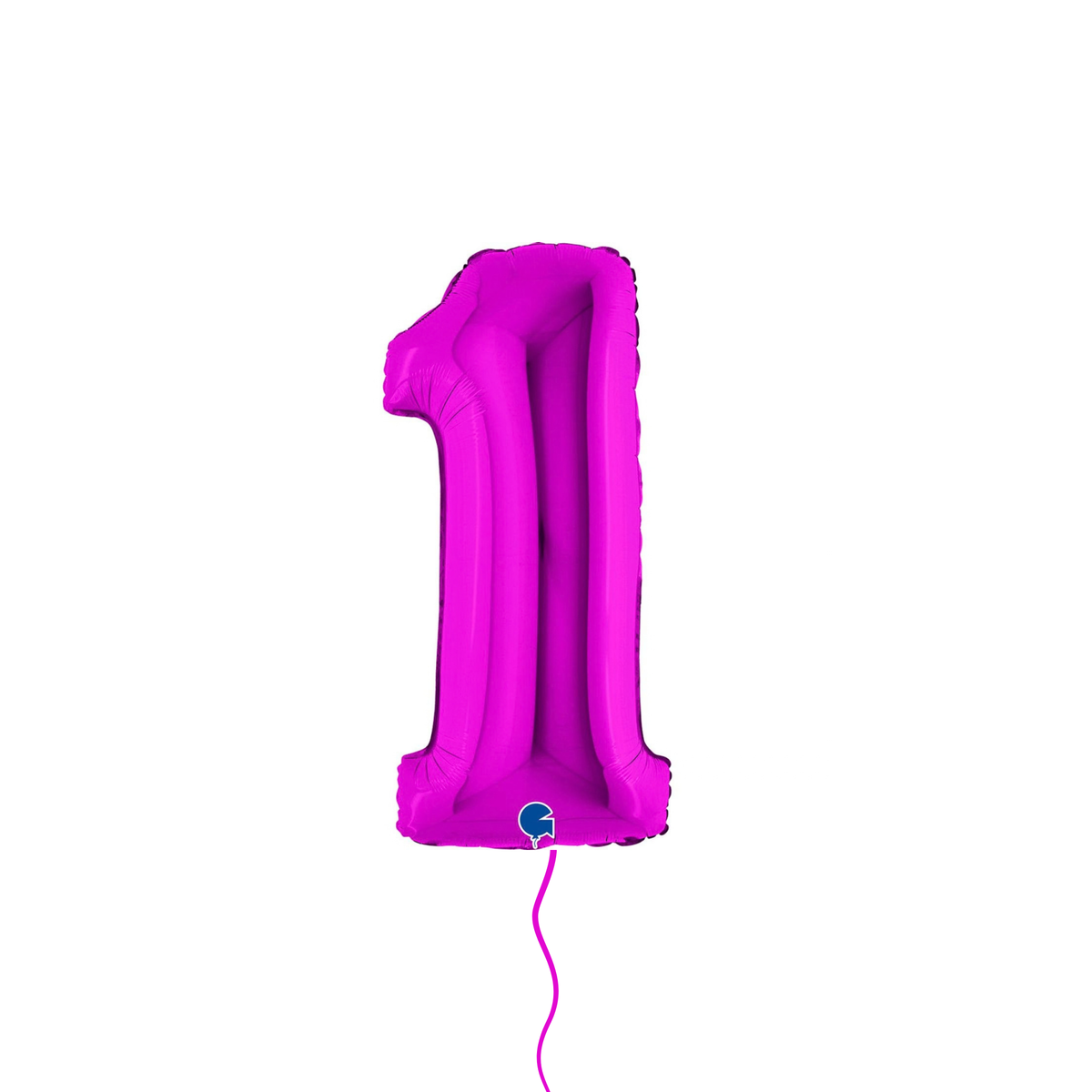 Purple Number Foil Balloon