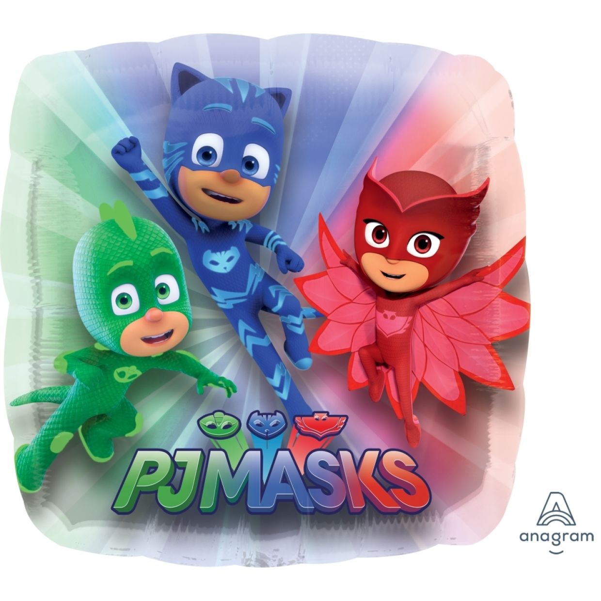 PJ Masks Foil Balloon See-Thru Front