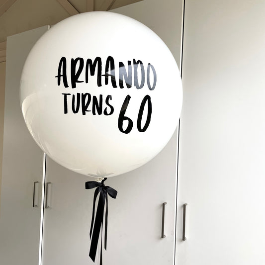 Large Latex Balloon Personalised