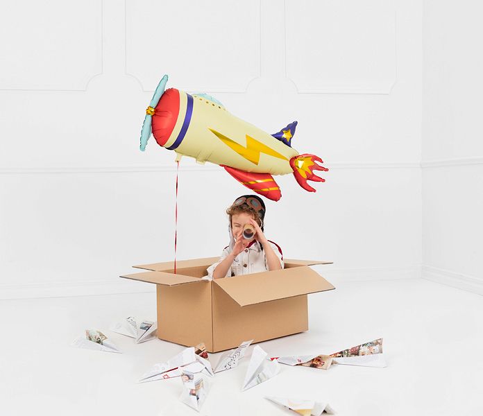 Vintage Plane Foil Balloon