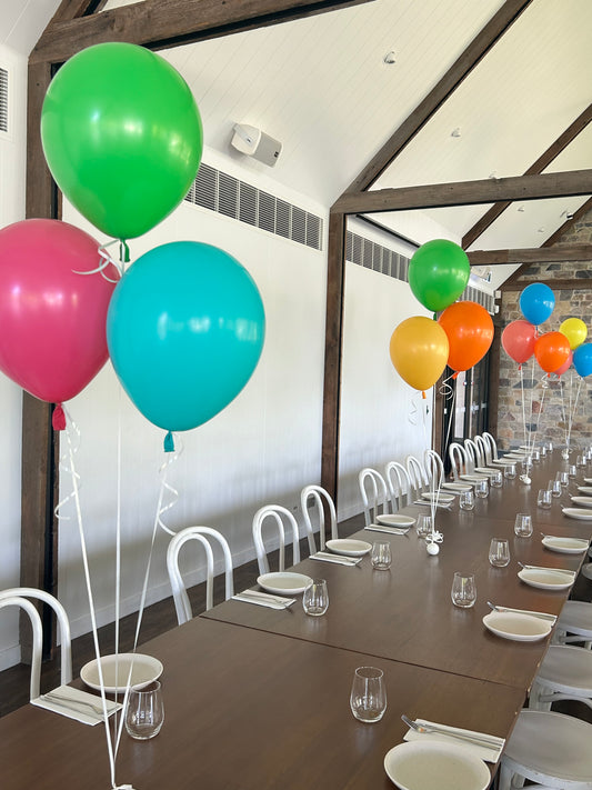 Standard latex balloon bundle