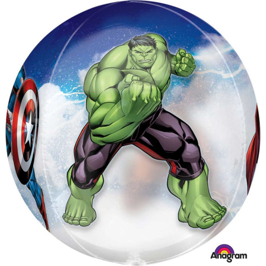 Avengers Clear Round Foil Balloon