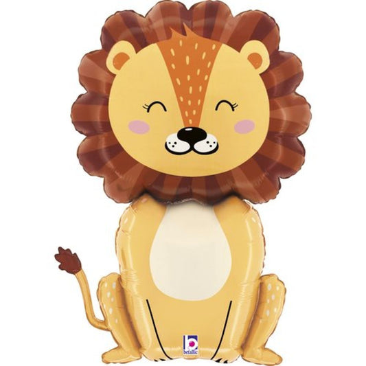 Lion Sitting Foil Balloon