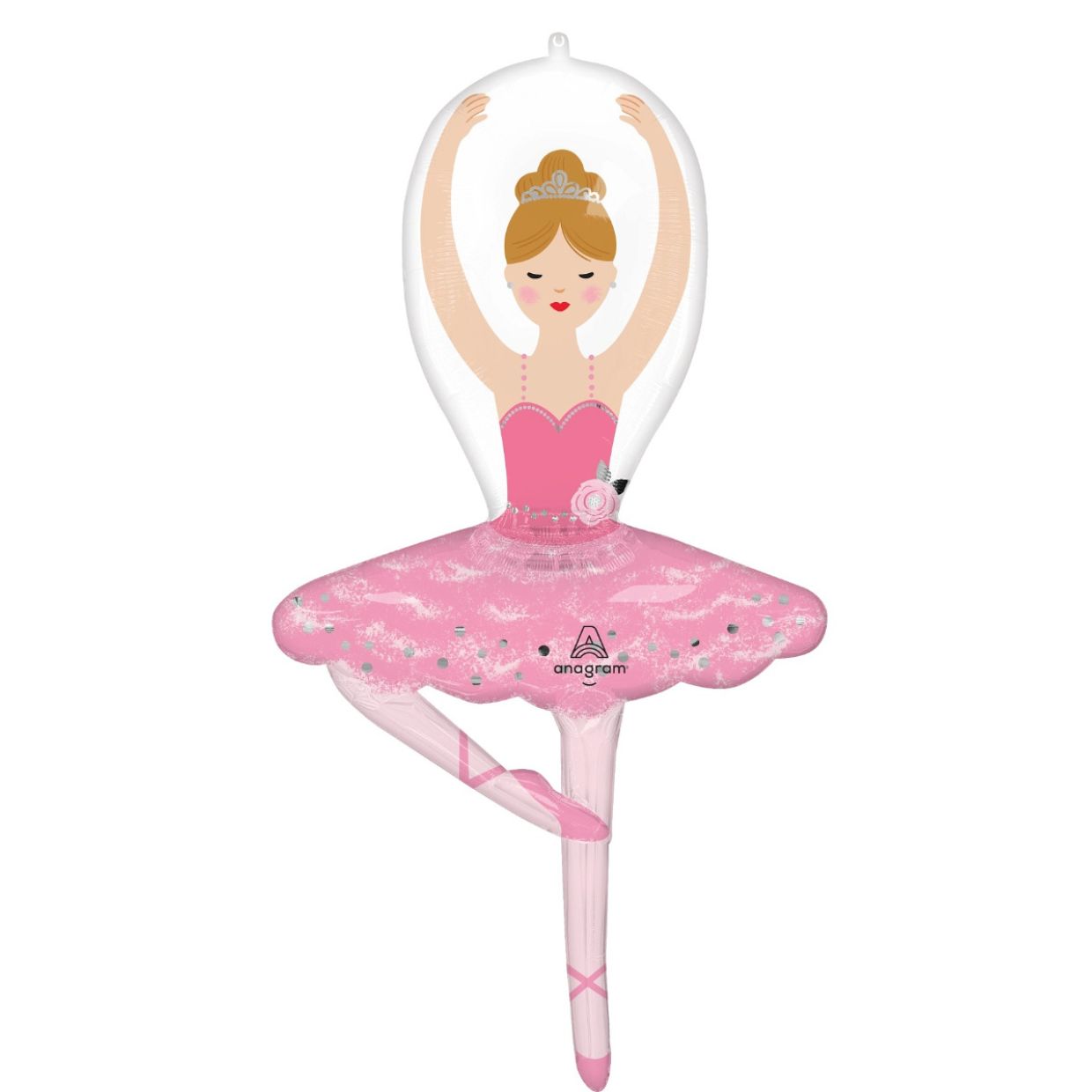Ballerina Foil Balloon