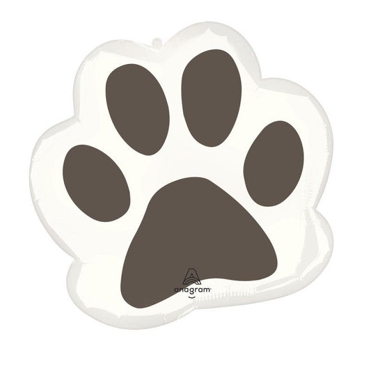 Dog Paw Print Foil Balloon