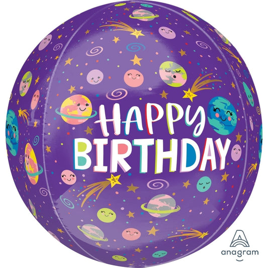 Galaxy Happy Birthday Foil Balloon
