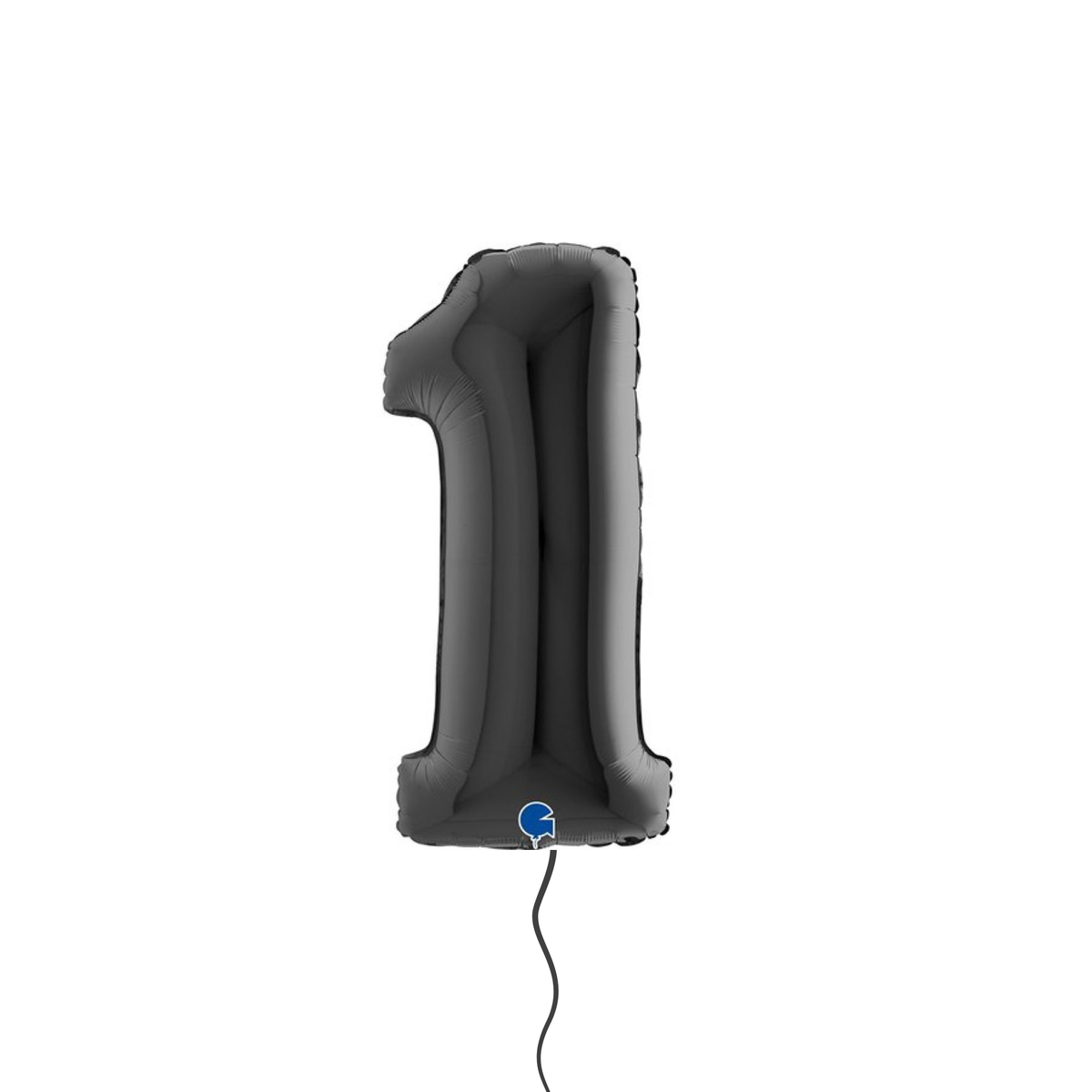 Black Number Foil Balloon
