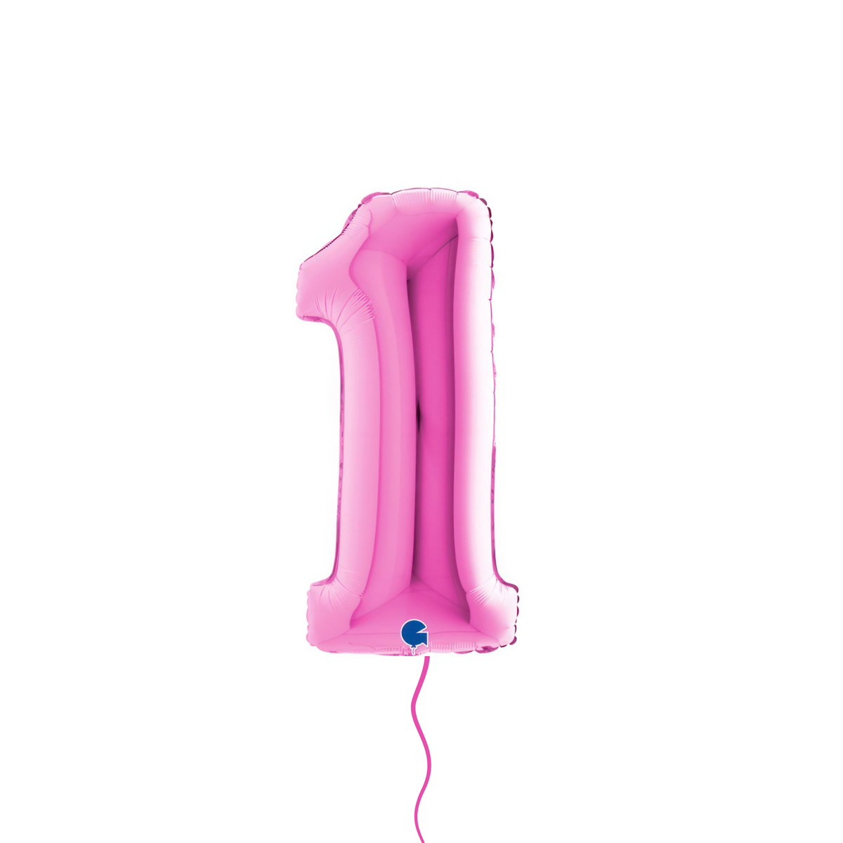 Pink Number Foil Balloon