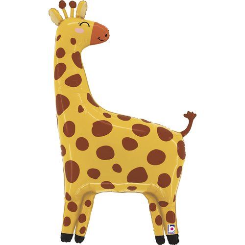 Giraffe Smiling Foil Balloon