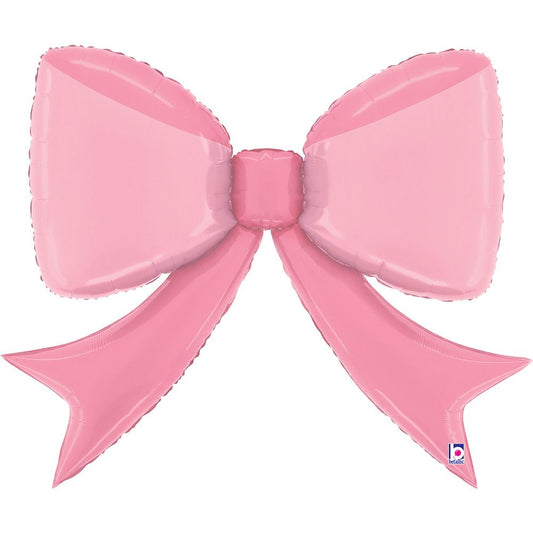 Pretty Pink Bow Foil Balloon