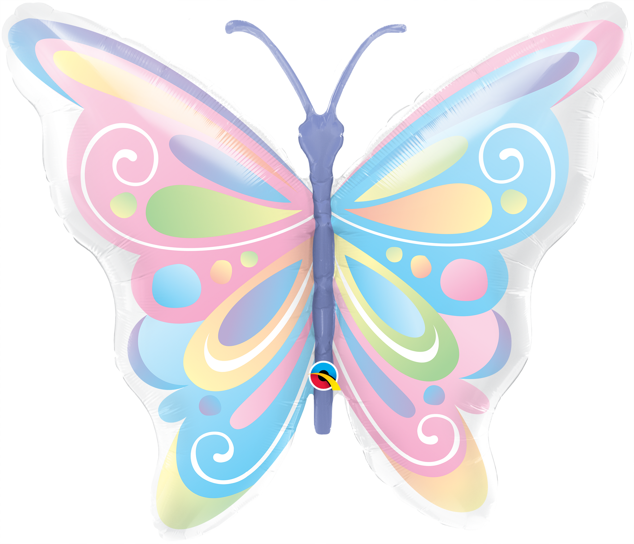 Butterfly Pastel Foil Balloon