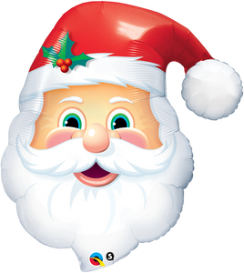Cheerful Santa Foil Balloon