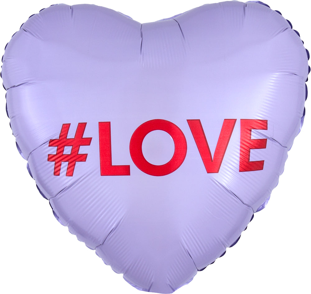 #LOVE Candy Heart Foil Balloon