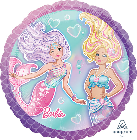 Mermaid Barbie Foil Balloon