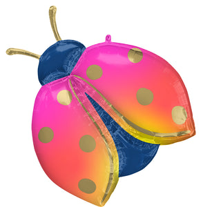Bright Ladybug Foil Balloon