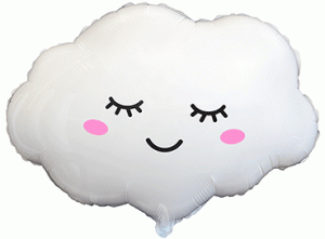 Blissful Cloud Foil Balloon