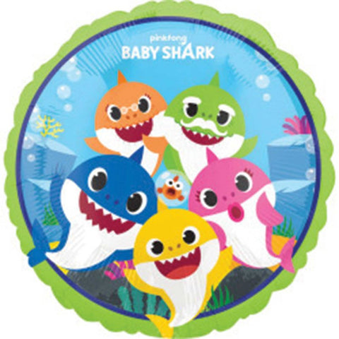 Baby Shark Family Foil Balloon