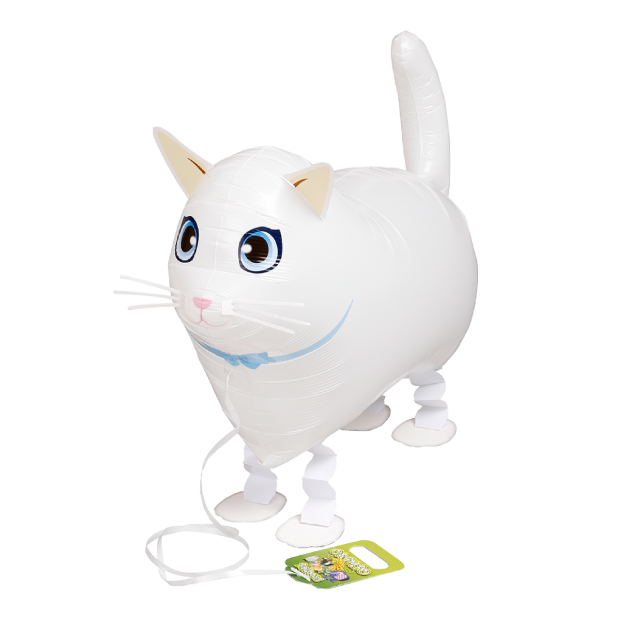 Walking Cat Foil Balloon