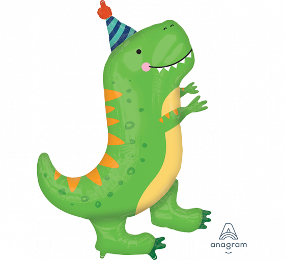 Party Dinosaur Foil Balloon