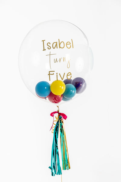 Mini Balloons Bubble Personalised