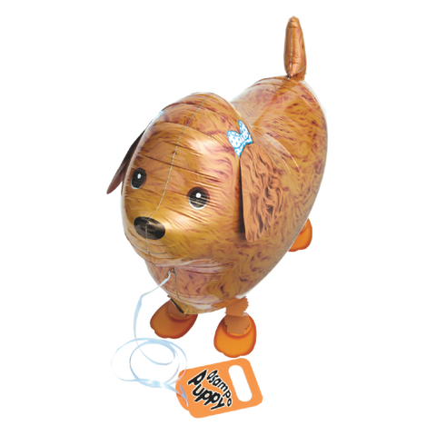 Walking Poodle Foil Balloon