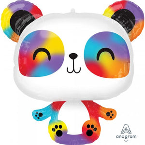 Rainbow Panda Foil Balloon