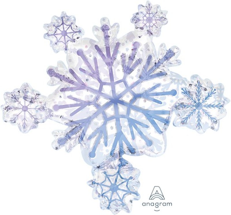 Frozen Snowflake Foil Balloon
