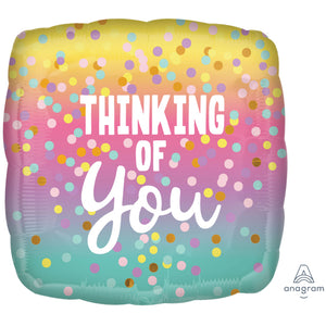 Thinking of You Pastel Foil Balloon