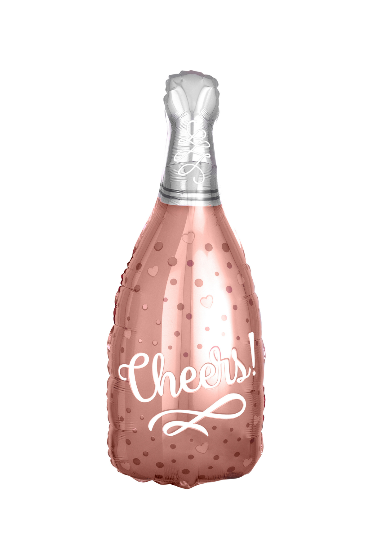 Cheers Rose` Bottle Foil Balloon