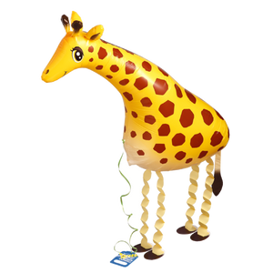 Walking Giraffe Foil Balloon