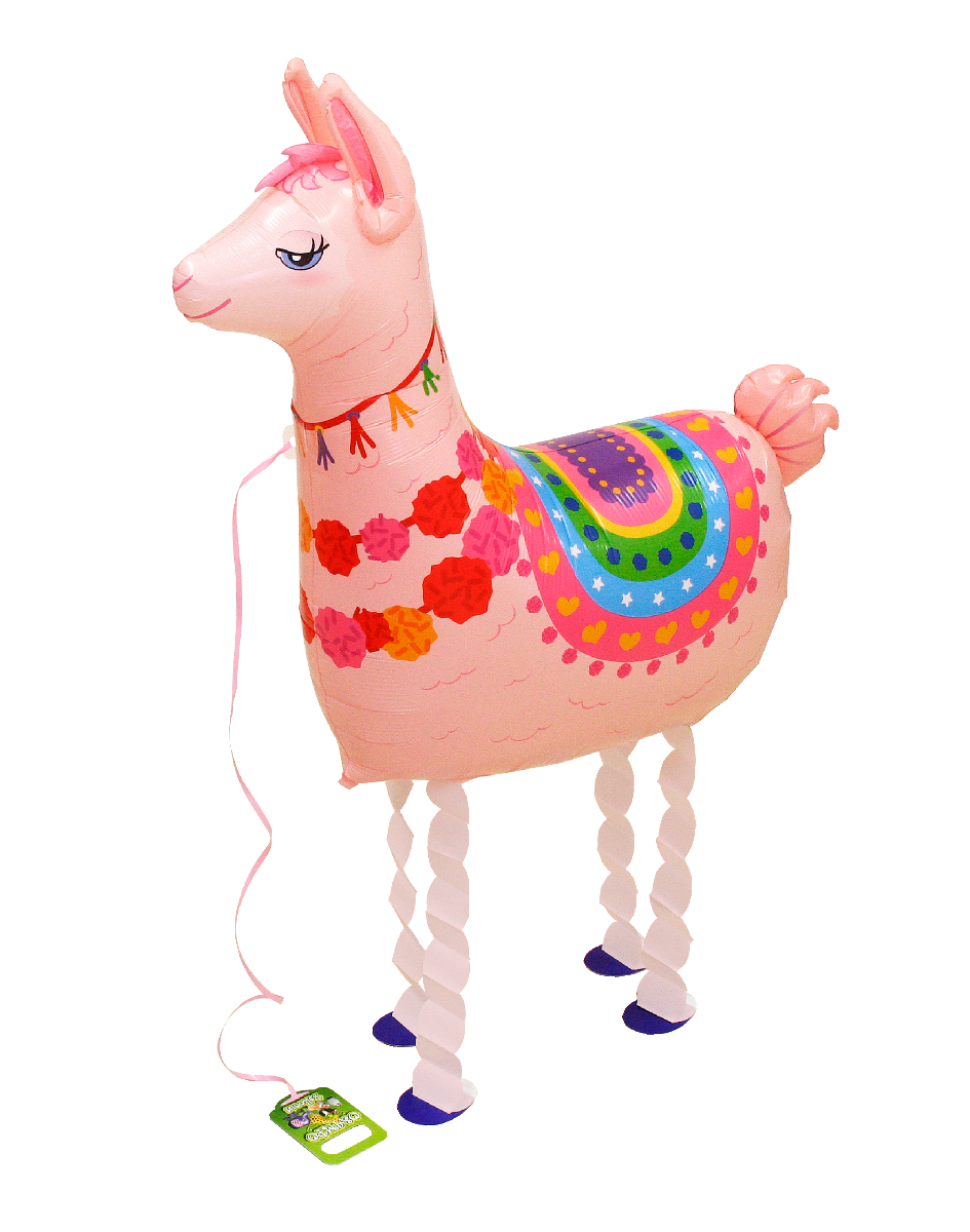 Walking Llama Foil Balloon