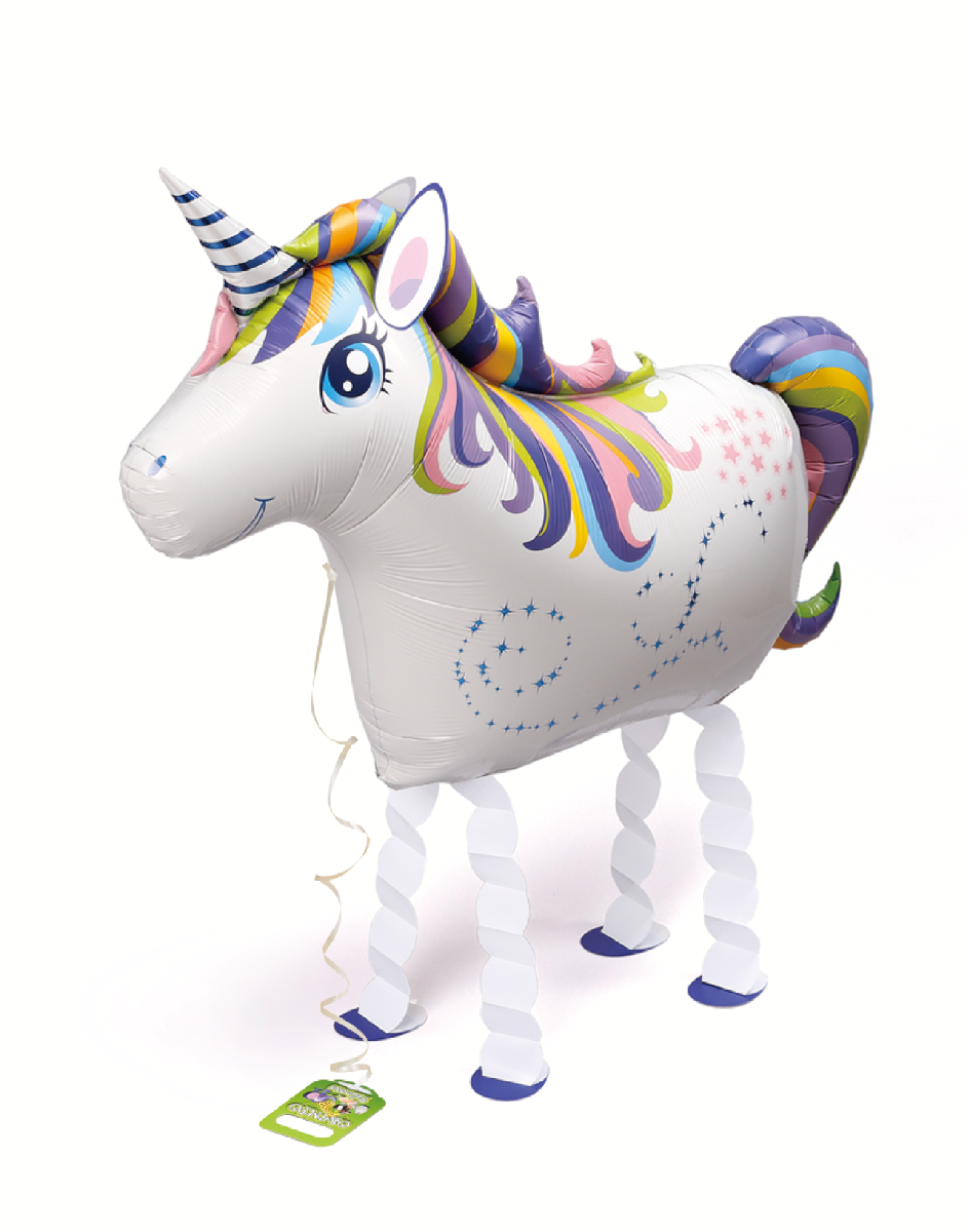 Walking Unicorn Foil Balloon