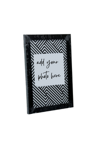 Photo frame black - with your photo