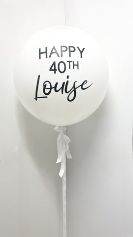 Large Latex Balloon Personalised