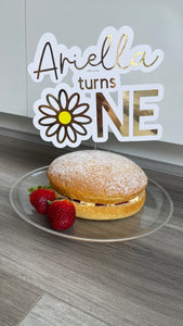 Personalised One Daisy Cake Topper
