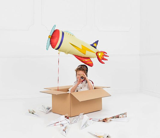 Vintage Plane Foil Balloon